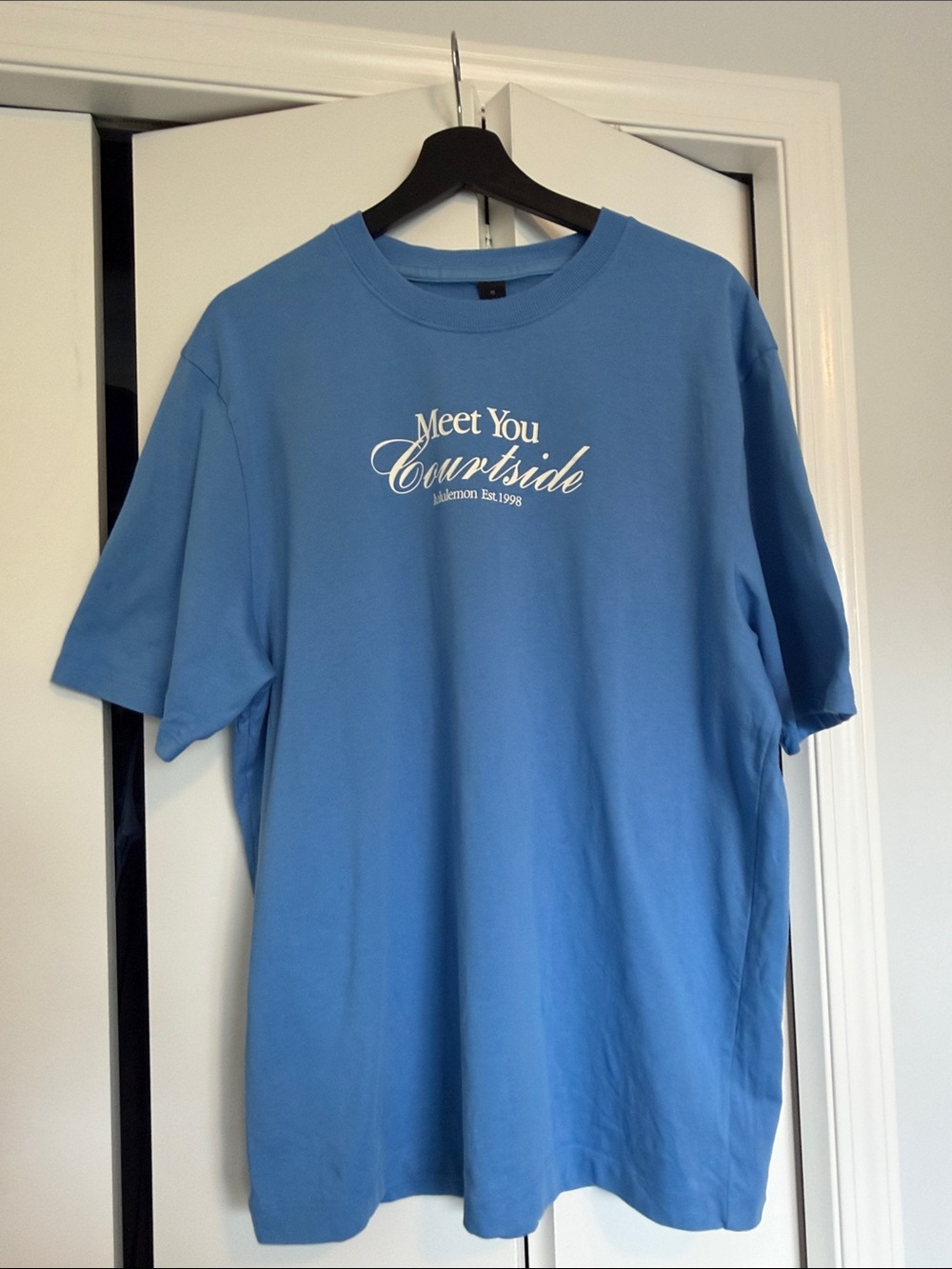 lululemon athletica Blue 'Meet You Courtside' Graphic Crew Tee